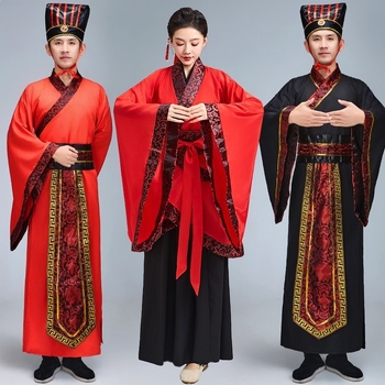 Odrasli tradicionalni kineski kostim – Tang dinastijski stil za ceremonije i recitacije, unisex