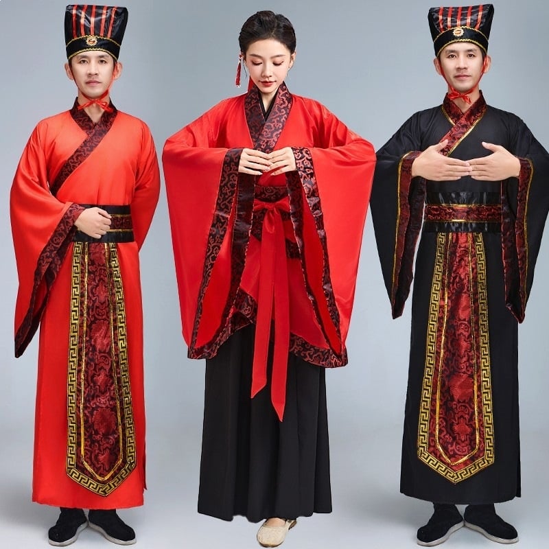 Odrasli tradicionalni kineski kostim – Tang dinastijski stil za ceremonije i recitacije, unisex