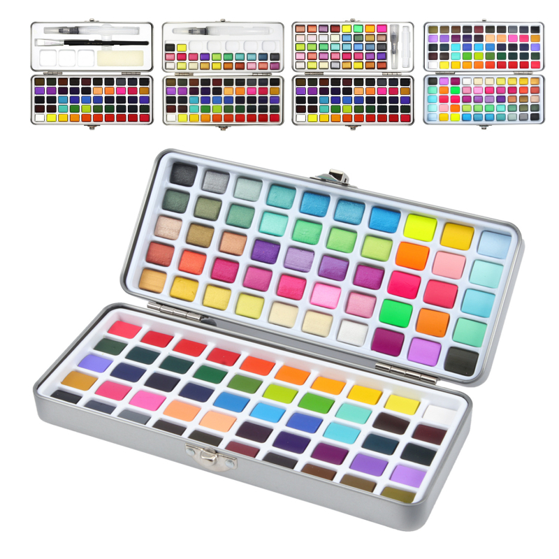 Seamiart Set akvarelnih boja – 50/72/90/100/128 boja