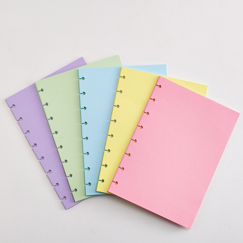 COLOUR 231008 A5 sustav izmjenjivih listova – horizontalni format, rupe 3/6/7 i gljivična rupa, prazne unutarnje stranice za zamjenu, 100 stranica