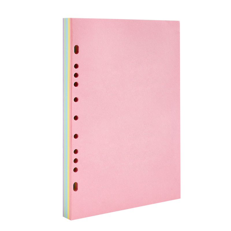 COLOUR 231008 A5 sustav izmjenjivih listova – horizontalni format, rupe 3/6/7 i gljivična rupa, prazne unutarnje stranice za zamjenu, 100 stranica