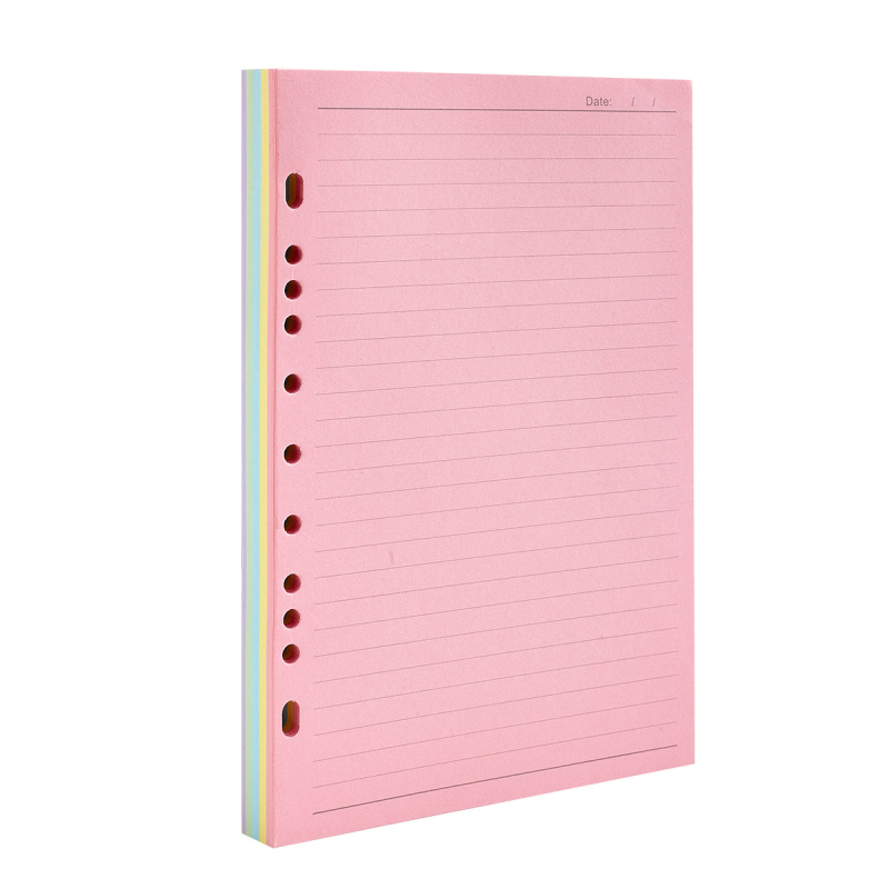 COLOUR 231008 A5 sustav izmjenjivih listova – horizontalni format, rupe 3/6/7 i gljivična rupa, prazne unutarnje stranice za zamjenu, 100 stranica