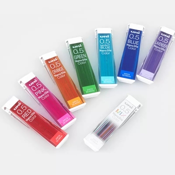 Vârf de grafit colorat pentru creion, 0,5 mm, înlocuire, rezistent la rupere pentru desen
