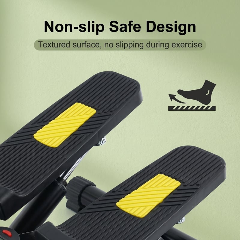 Otthoni mini stepper edzőgép derék formázásához, futáshoz és többfunkciós pedálos készülék a fitnesshez