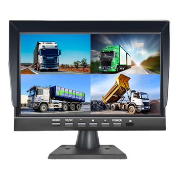 Kamionska dash kamera s integriranom stražnjom kamerom, četverokanalan nadzor, 1080p noćno snimanje, 12V/24V, 10-inčni zaslon