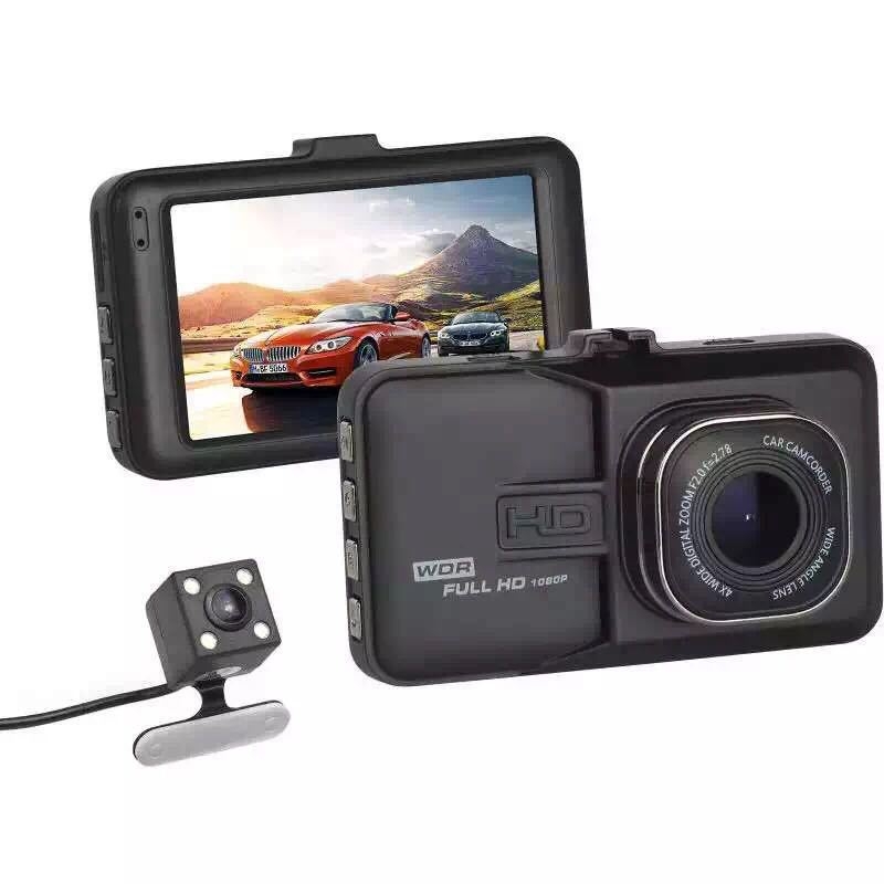 Dash cam 1080P με διπλούς φακούς, υποστηρίζει εγγραφή με έναν ή δύο φακούς, HD εικόνα οπισθοπορείας