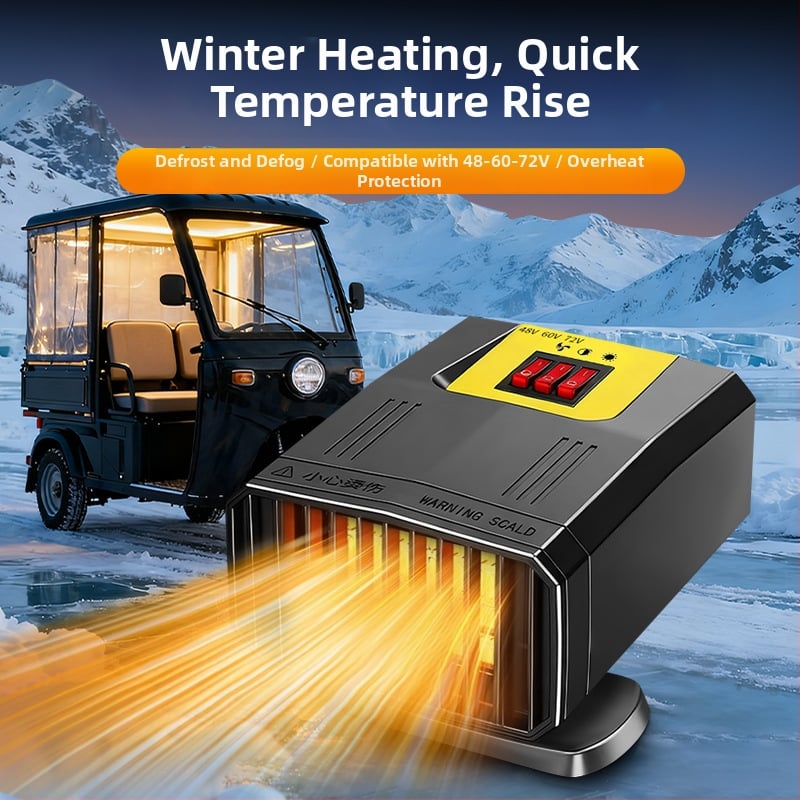 Elektrický ohrievač pre trojkolesové a štvorkolové vozidlá, 48-70V, Defrosting and Defogging – Hongguan New Energy