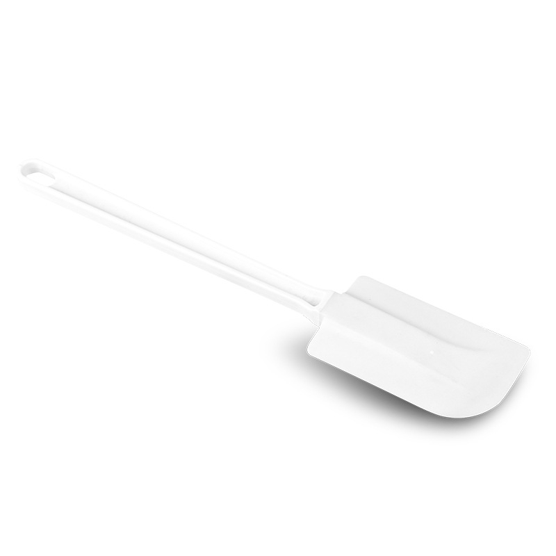 Spatulă din silicon moale cu mâner lung, dimensiune mare, plastic alimentar, pentru prăjituri și creme