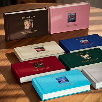 3-inčni Polaroid foto album sa prozorom, vintage platneni omot, veliki kapacitet za pohranu fotografija, za parove, prijatelje i uspomene na maturu