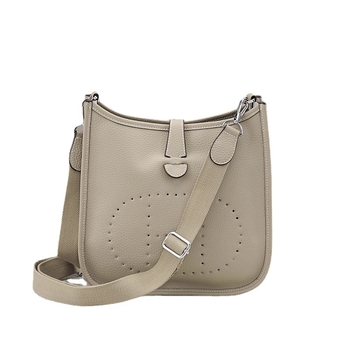 Evelyn 2026 Valódi bőr, szemcsés textúrájú bucket crossbody táska nőknek