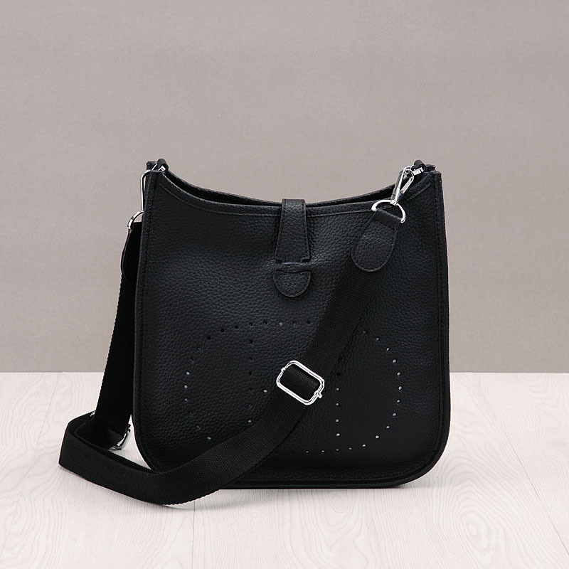 Evelyn 2026 Valódi bőr, szemcsés textúrájú bucket crossbody táska nőknek