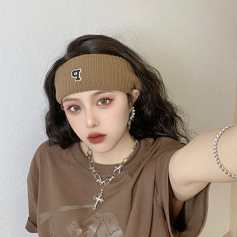 Gumica za kosu sa slovima, casual, korejski stil, unisex sportski dodatak za lice