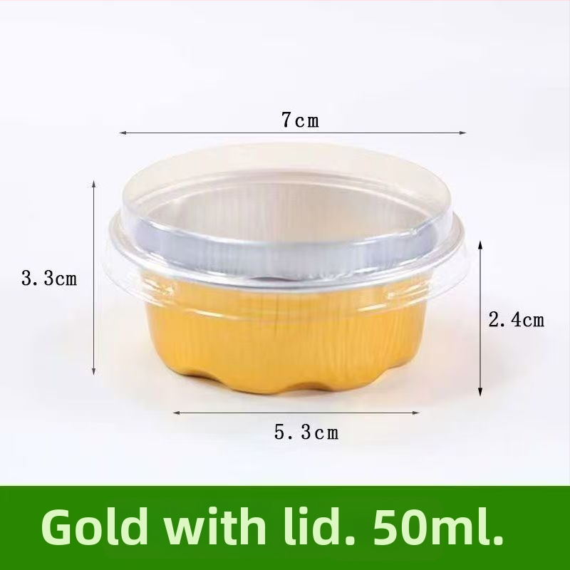 Sada foriem na bowl cake 50 ml s hliníkovými kelímkami a obalom