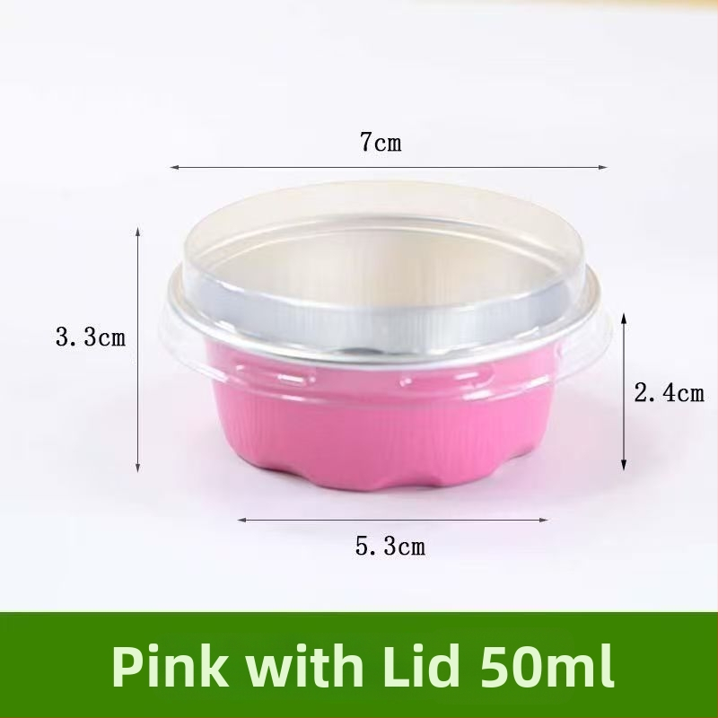 Sada foriem na bowl cake 50 ml s hliníkovými kelímkami a obalom