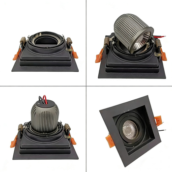 LED žarulja za tokarski stroj, bez upravljača, 24-36V, kompatibilna s 220V; rasvjeta s rešetkom, downlight, reflektor, stropno svjetlo, 12V žarulja
