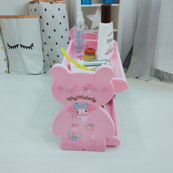 Dvoetažni stolni organizator za skladištenje Kuromi i My Melody