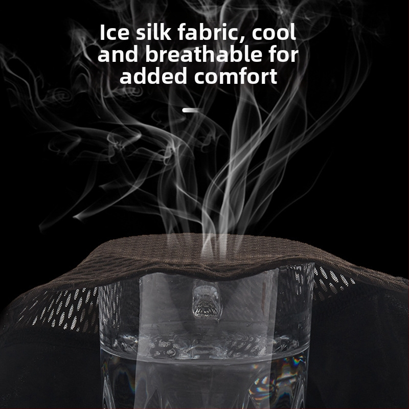 Μάσκα προσώπου από ice-silk με προστασία από τον ήλιο, unisex, για εξωτερικούς αθλητισμούς (γκολφ, ποδηλασία)