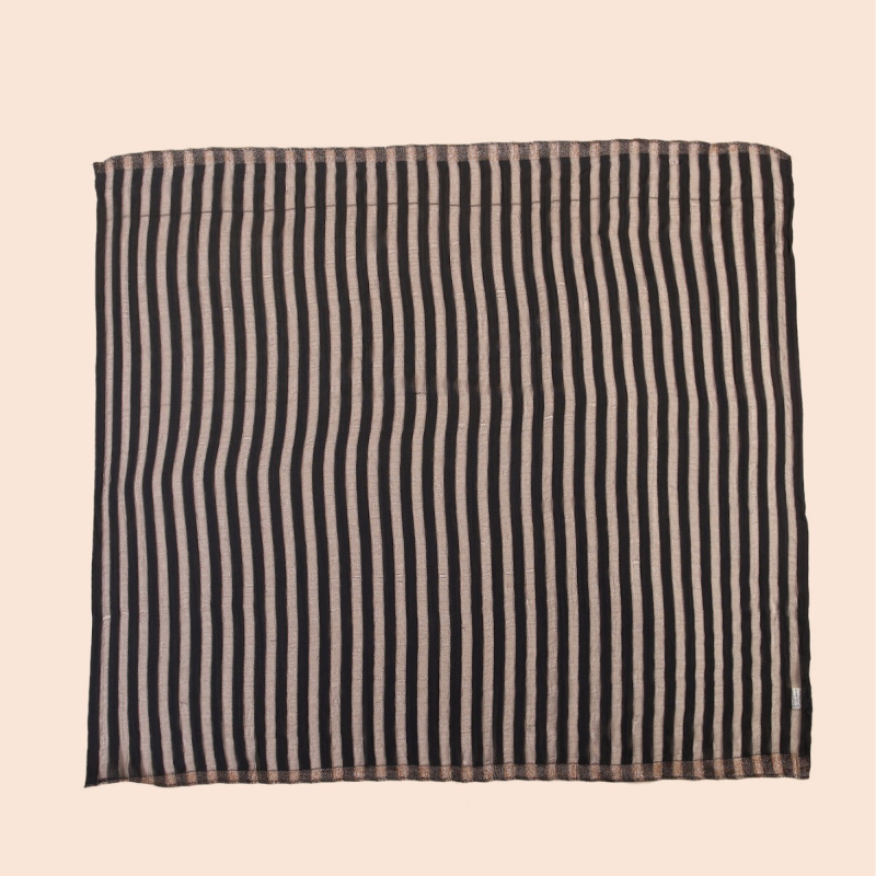A178 Új jacquard négyszögletű kendő, egyszínű fejkendő, részleges csíkos kendő, etnikus stílus