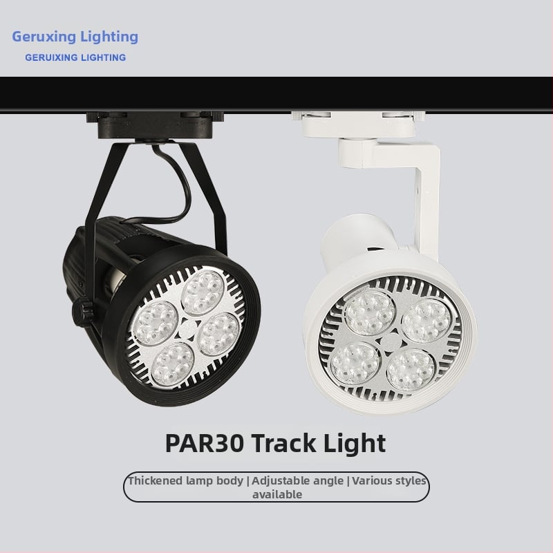 LED skriňa pre PAR30 LED trakové osvetlenie, sada s držiakom so štyrmi pazúrmi a príslušenstvom k lampe