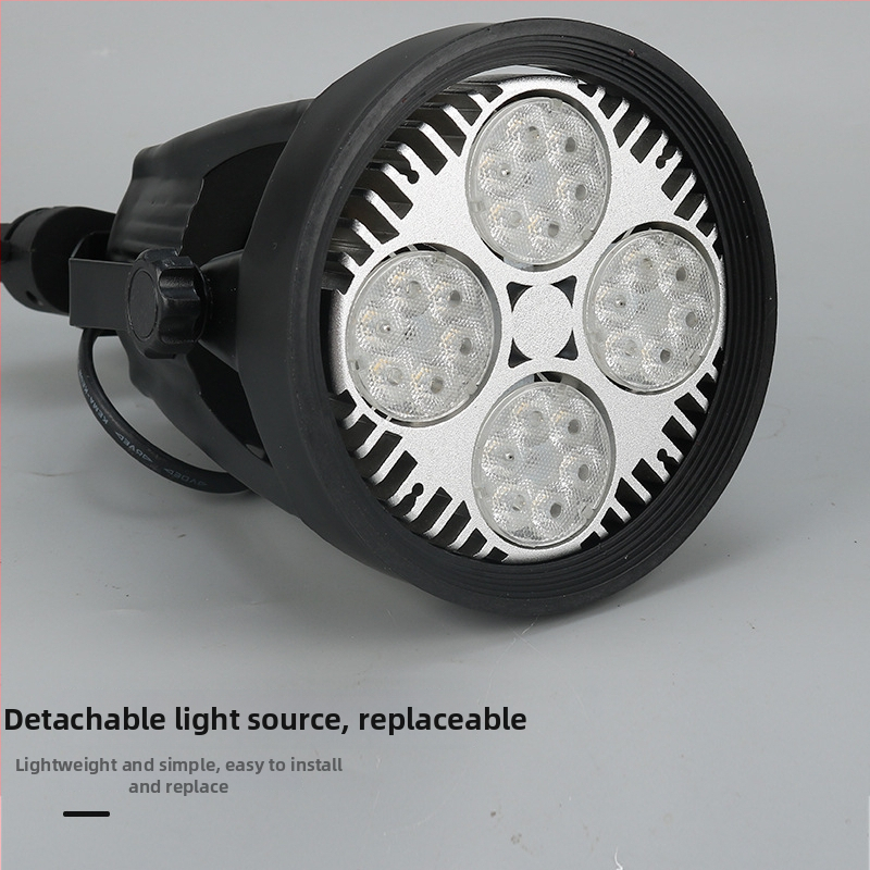 LED skriňa pre PAR30 LED trakové osvetlenie, sada s držiakom so štyrmi pazúrmi a príslušenstvom k lampe