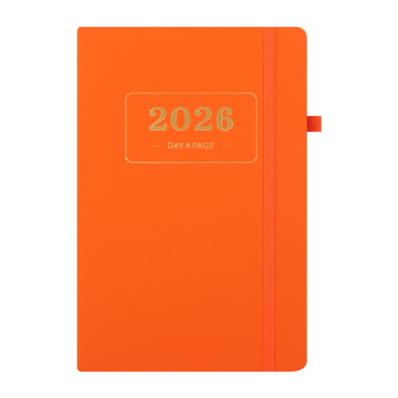 2026 anglická verzia plánovača — 365-dňový denný zápisník a kalendár, cezhraničný