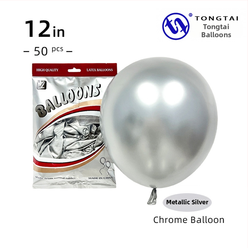 Chromovo zlaté latexové balóniky, 12 palcov, 2,8 g, dekorácia na svadbu