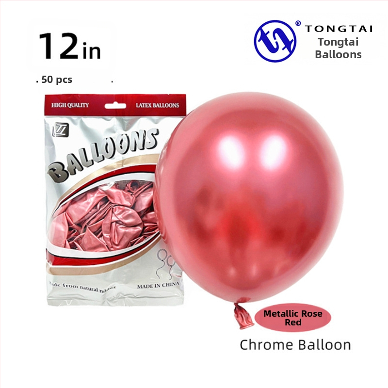 Chromovo zlaté latexové balóniky, 12 palcov, 2,8 g, dekorácia na svadbu