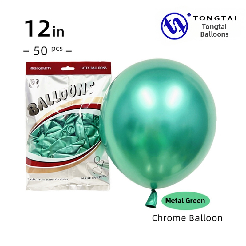 Chromovo zlaté latexové balóniky, 12 palcov, 2,8 g, dekorácia na svadbu