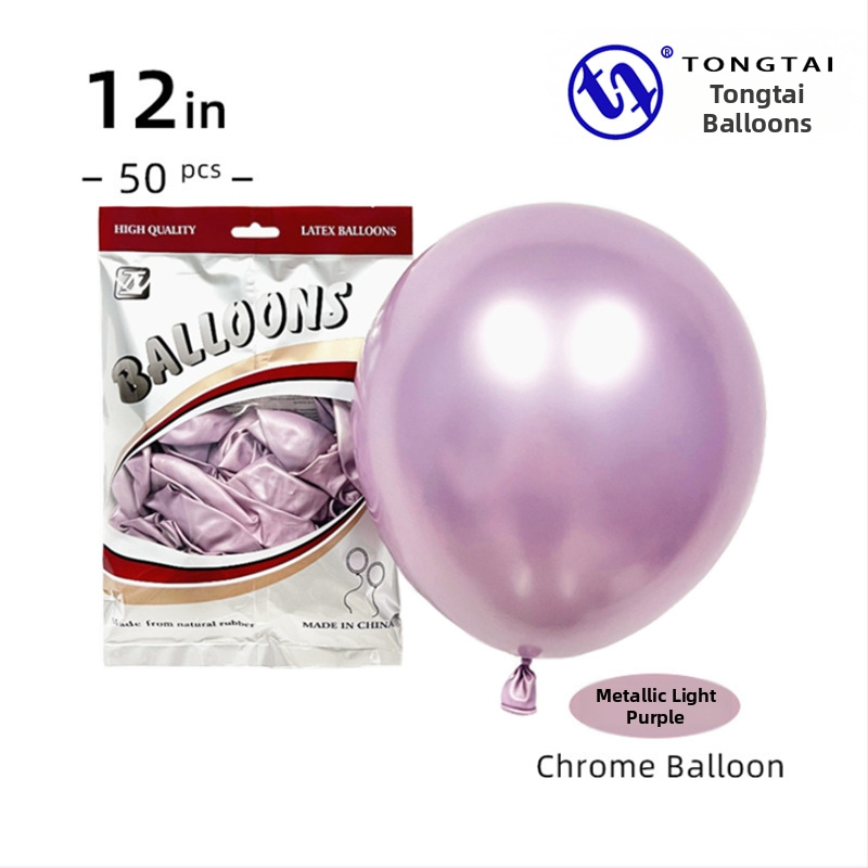 Chromovo zlaté latexové balóniky, 12 palcov, 2,8 g, dekorácia na svadbu