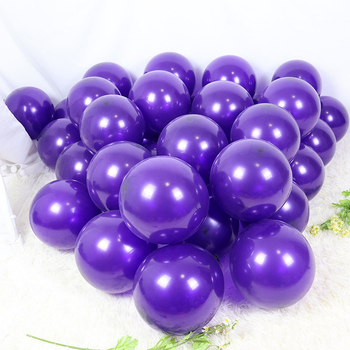 10-palcové husté okrúhle latexové balóny makaronovej fialovej farby pre elegantnú výzdobu narodenín a otvorenia obchodu