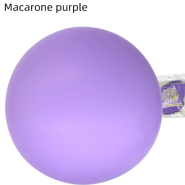 10-palcové husté okrúhle latexové balóny makaronovej fialovej farby pre elegantnú výzdobu narodenín a otvorenia obchodu