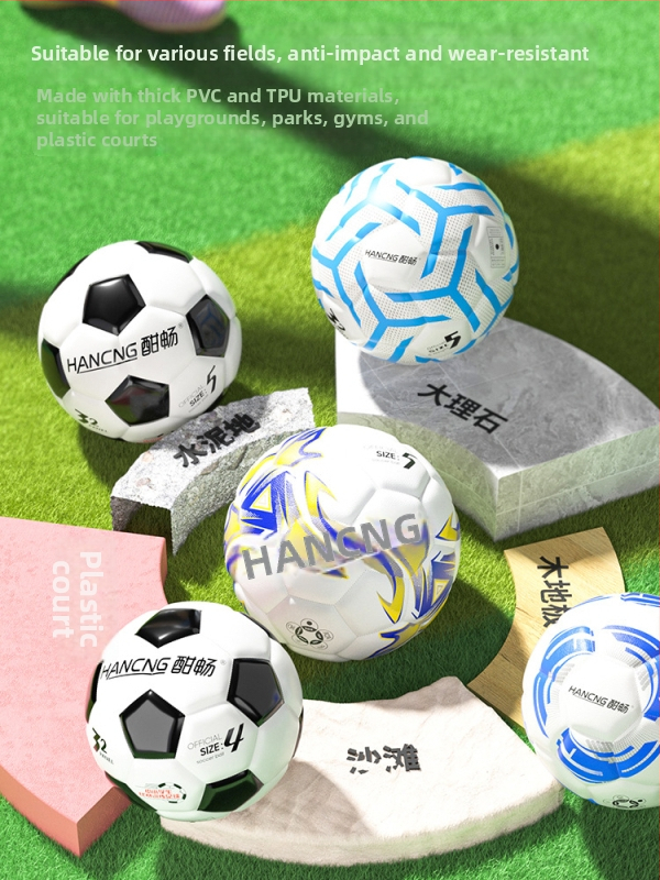 PU futbalová lopta pre deti, veľkosti 4 a 5.