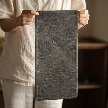 Vintage Jacquard nepremokavá podložka na čaj pre Kung Fu ceremóniu, textilný zen štýl stolný behúň
