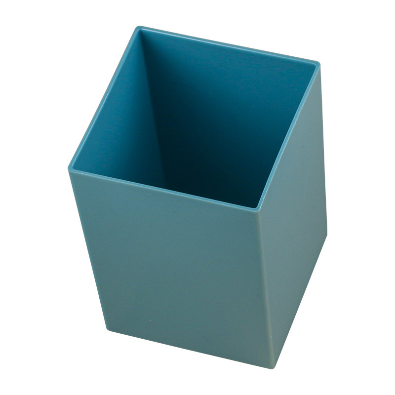 Pastelové farby, viacúčelový organizér na písacie potreby pre študentov, štvorcová skladovacia škatľa na kozmetické štetce s veľkou kapacitou