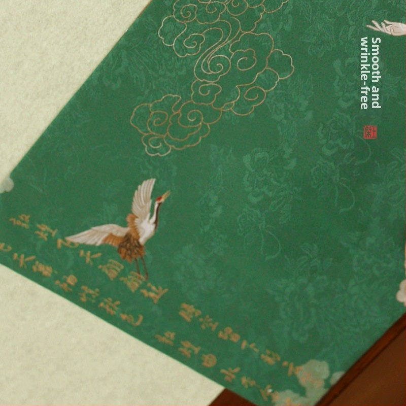 Taillon Gold obojstranná podložka na čajovú ceremóniu Dunhuang, čínske zen štýl, nepremokavá, pre jednu osobu