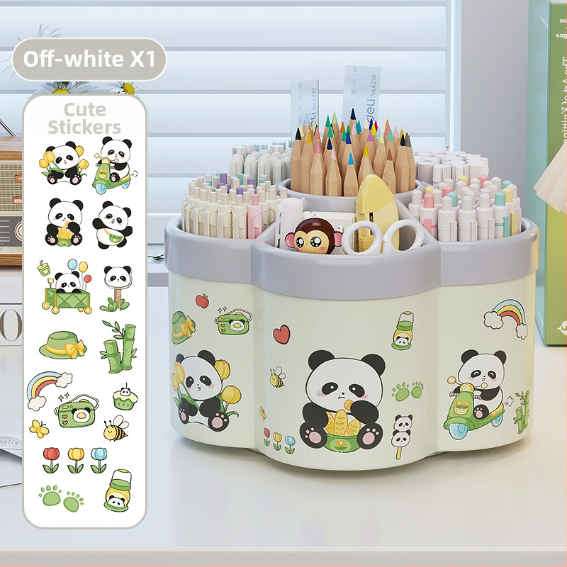 Panda otáčavý stojan na pero – viacúčelový, s veľkou kapacitou, stolný organizér