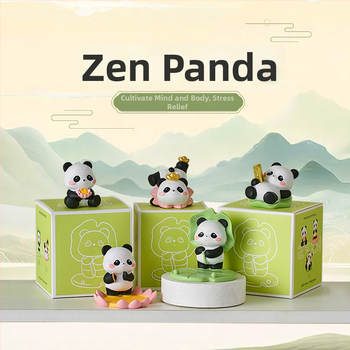 Panda stojan na telefón z živice, dekoratívna figúrka do obývačky, spálne alebo kancelárie – darček k narodeninám