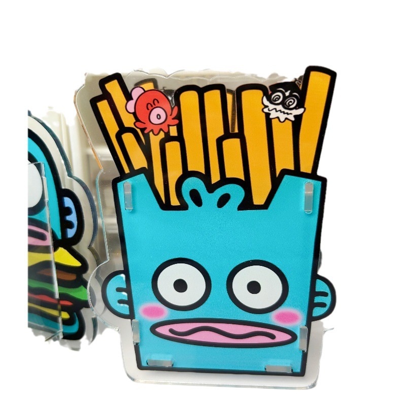 Kreatívny roztomilý akrylový stojan na ceruzky so Sanrio clownfish, stolový organizér pre kozmetiku a školské potreby