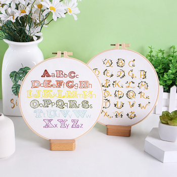 Nový DIY set na ručné vyšívanie s anglickým abecedným písmom na látke
