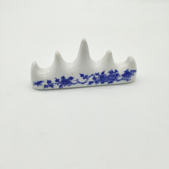 Modro-biely porcelánový držiak na štetce, v antickom štýle, stolová dekorácia, tri veľkosti: veľká, stredná, malá
