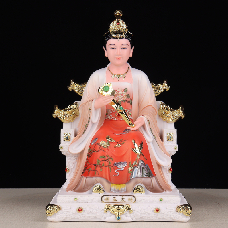 Imitované porcelánové sošky taoistických bohov: Hu San Tai Ye, Hu San Tai Nai, Huang San Tai Ye, Huang San Tai Nai, Pang Tai Ye, Pang Tai Nai, Chang Tai Ye, Hei Lao Tai
