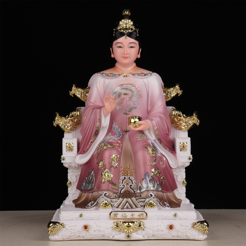 Imitované porcelánové sošky taoistických bohov: Hu San Tai Ye, Hu San Tai Nai, Huang San Tai Ye, Huang San Tai Nai, Pang Tai Ye, Pang Tai Nai, Chang Tai Ye, Hei Lao Tai