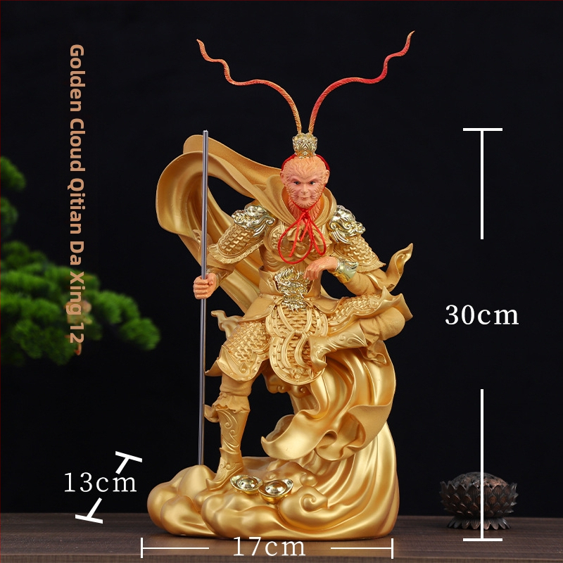 Socha Kráľa opíc z živice pre buddhistický oltár a obývaciu izbu