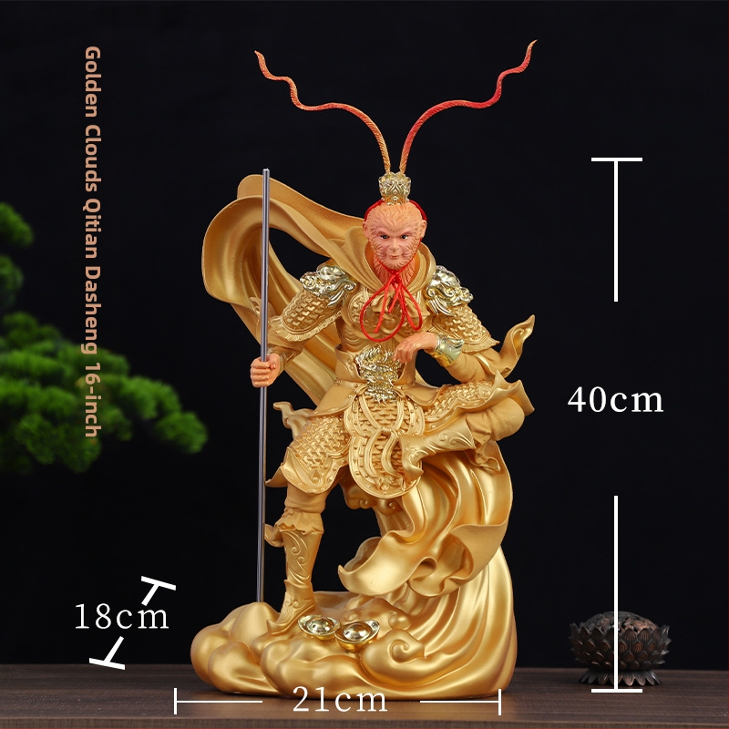 Socha Kráľa opíc z živice pre buddhistický oltár a obývaciu izbu