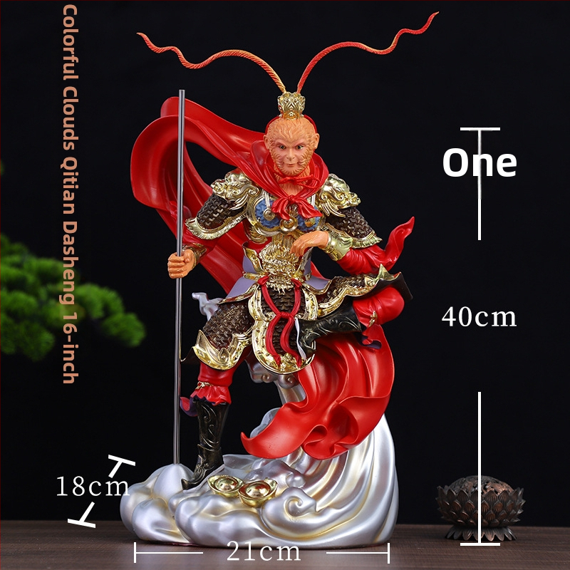 Socha Kráľa opíc z živice pre buddhistický oltár a obývaciu izbu