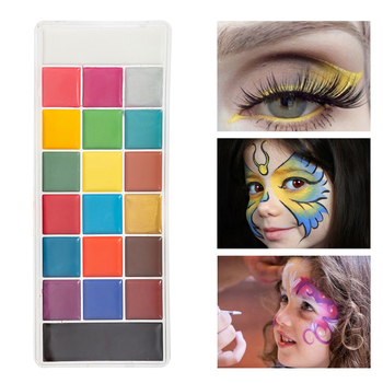 Set od 20 boja uljnih boja s oznakama za crtanje lica, scenski makeup i crtanje tijela, Halloween i Božić