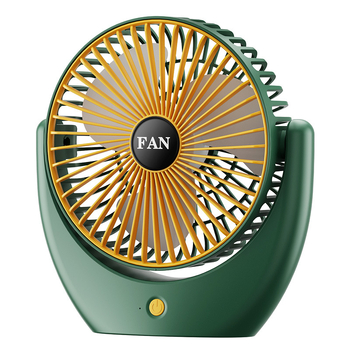 USB stolný ventilátor s vstavanou batériou, tichý a prenosný, 3 rýchlosti