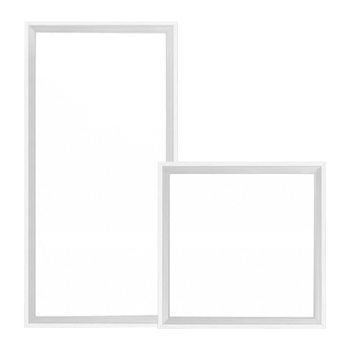 Integrované LED ploché panelové svietidlo na strop, 600×600 mm, hliníkové puzdro, nie stmievateľné, životnosť 30 000 h
