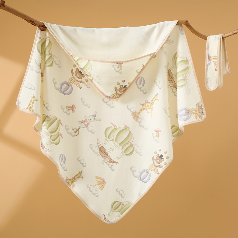 Pamukana swaddle deka za novorođenčad, jednodijelna, 100% pamuk, za proljeće i ljeto, sve sezone