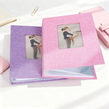 Polaroid fotoalbum s textilným obalom, 3-palcový, 26 vnútorných strán, lepiace viazanie